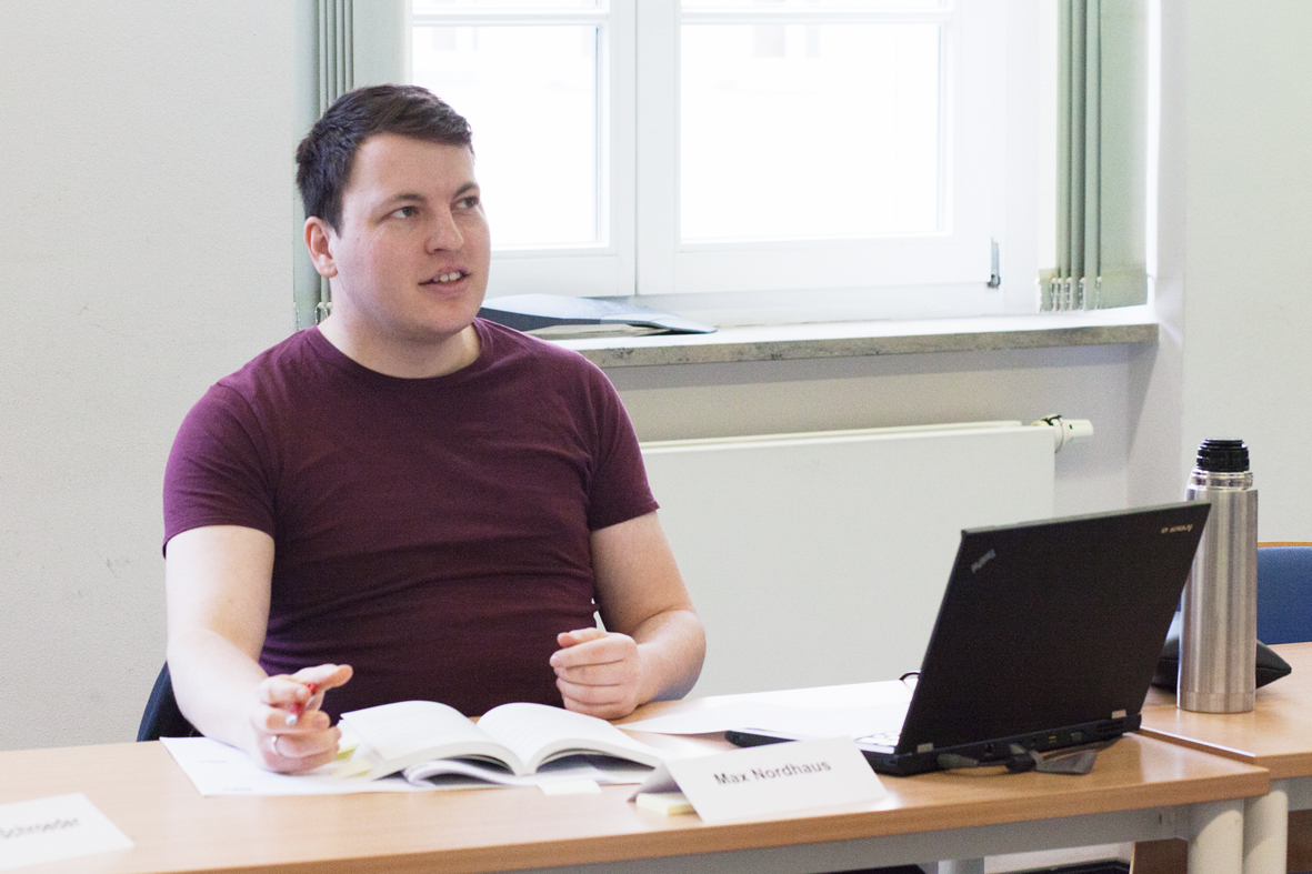 Max Nordhaus (Foto: Lisa Gathmann) Nutzt das Zusatzkursprogramm zur persönlichen Weiterbildung: Medieninformatik-Student Max Nordhaus (Foto: Lisa Gathmann)
